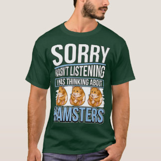 Hammy I's About Hamsters 考え Premium Tシャツ