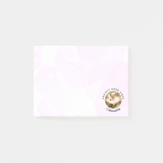 HammyVille – かわいいハムスターとやる気を起こさせる引用文 ポストイット (正面)