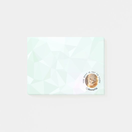 HammyVille – かわいいハムスターとやる気を起こさせる引用文 ポストイット (正面)