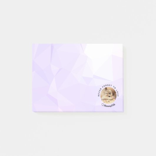 HammyVille – かわいいハムスターとやる気を起こさせる引用文 ポストイット (正面)