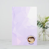 Hammyville – かわいいハムスターとやる気を起こさせる引用文 便箋 (スタンド正面)