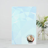 Hammyville – かわいいハムスターとやる気を起こさせる引用文 便箋 (スタンド正面)