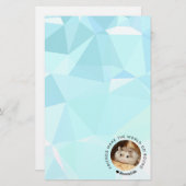 Hammyville – かわいいハムスターとやる気を起こさせる引用文 便箋 (正面/裏面)