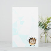 Hammyville – かわいいハムスターとやる気を起こさせる引用文 便箋 (スタンド正面)