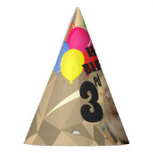 Hammyville – かわいいハムスターのブラウンジェム パーティーハット (左)