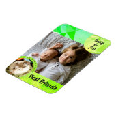 HammyVille – かわいいハムスターの友情がパーソナライズ マグネット (左側)