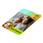 HammyVille – かわいいハムスターの友情がパーソナライズ マグネット (左側)