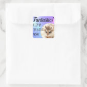 HammyVille – かわいいハムスターの幻想的な素晴らし作品 スクエアシール (バッグ)