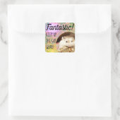 HammyVille – かわいいハムスターの幻想的な素晴らし作品 スクエアシール (バッグ)