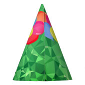 Hammyville – かわいいハムスターの緑の宝石 パーティーハット (裏面)