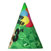 Hammyville – かわいいハムスターの緑の宝石 パーティーハット (右)