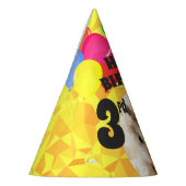 Hammyville – かわいいハムスターの黄色い宝石 パーティーハット (左)