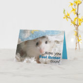 Hammyville -かわいいハムスターは健康なカードをすぐに得ます カード (黄色い花)