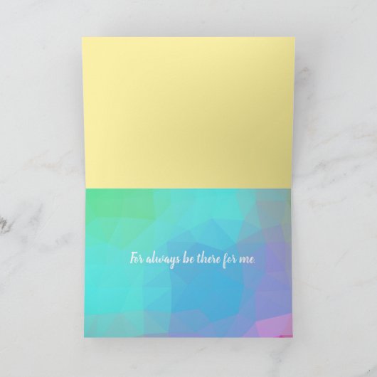 Hammyville -かわいいハムスターは感謝していしています サンキューカード (内部)