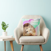 HammyVille – かわいいハムスターハートハギー乳母車 クッション (椅子)