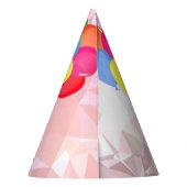 Hammyville – かわいいハムスターピンクの宝石 パーティーハット (裏面)