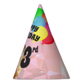 Hammyville – かわいいハムスターピンクの宝石 パーティーハット (右)