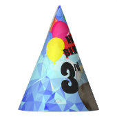 Hammyville – かわいいハムスターブルーの宝石 パーティーハット (左)