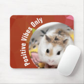 HammyVille – かわいいハムスター前向きビベスのみ マウスパッド (マウス)