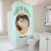 HammyVille – かわいいハムスター新鮮&スキキークリーン シャワーカーテン (インサイチュ)