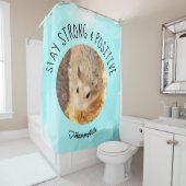 HammyVille – かわいいハムスター新鮮&スキキークリーン シャワーカーテン (インサイチュ)