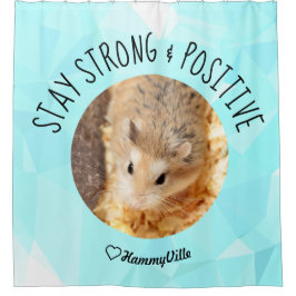 HammyVille – かわいいハムスター新鮮&スキキークリーン シャワーカーテン