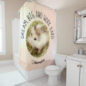 HammyVille – かわいいハムスター新鮮&スキキークリーン シャワーカーテン (インサイチュ)