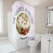 HammyVille – かわいいハムスター新鮮&スキキークリーン シャワーカーテン (インサイチュ)