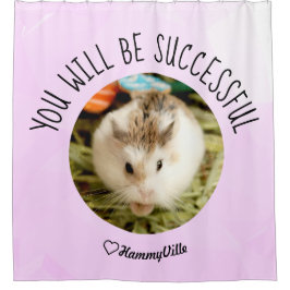 HammyVille – かわいいハムスター新鮮&スキキークリーン シャワーカーテン