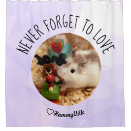 HammyVille – かわいいハムスター新鮮&スキキークリーン シャワーカーテン