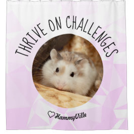 HammyVille – かわいいハムスター新鮮&スキキークリーン シャワーカーテン