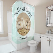 HammyVille – かわいいハムスター新鮮&スキキークリーン シャワーカーテン (インサイチュ)