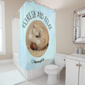 HammyVille – かわいいハムスター新鮮&スキキークリーン シャワーカーテン (インサイチュ)