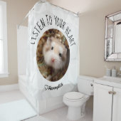 HammyVille – かわいいハムスター新鮮&スキキークリーン シャワーカーテン (インサイチュ)