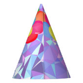 Hammyville – かわいいハムスター紫色の宝石 パーティーハット (裏面)