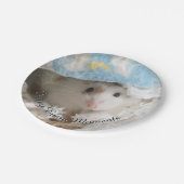 Hammyville -かわいいハムスター ペーパープレート (アングル)