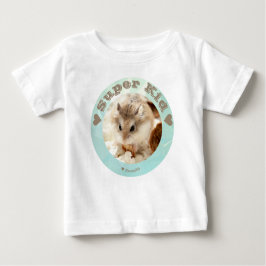HammyVille – かわいい茶色のホワイトハムスター – すごい子供 ベビーTシャツ
