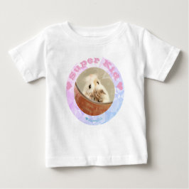 HammyVille – かわいい茶色のホワイトハムスター – すごい子供 ベビーTシャツ
