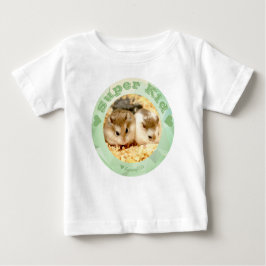 HammyVille – かわいい茶色のホワイトハムスター – すごい子供 ベビーTシャツ