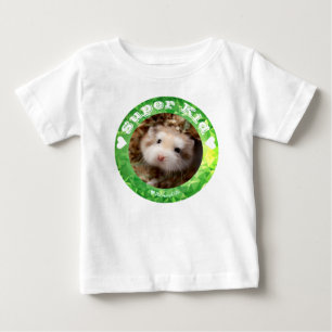 HammyVille – かわいい茶色のホワイトハムスター – すごい子供 ベビーTシャツ