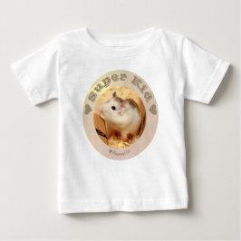 HammyVille – かわいい茶色のホワイトハムスター – すごい子供 ベビーTシャツ