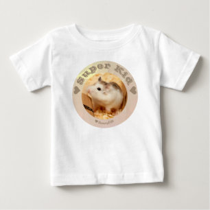 HammyVille – かわいい茶色のホワイトハムスター – すごい子供 ベビーTシャツ