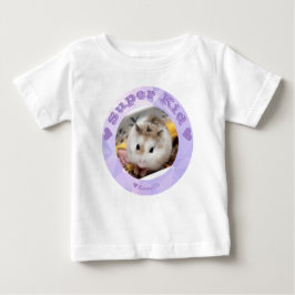HammyVille – かわいい茶色のホワイトハムスター – すごい子供 ベビーTシャツ