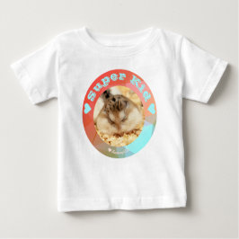 HammyVille – かわいい茶色のホワイトハムスター – すごい子供 ベビーTシャツ