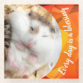 Hammyville – かわいいRobo Hamster ガラスコースター
