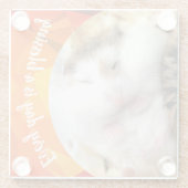 Hammyville – かわいいRobo Hamster ガラスコースター (裏面)