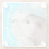 Hammyville – かわいいRobo Hamster ガラスコースター (裏面)