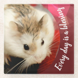 Hammyville – かわいいRobo Hamster ガラスコースター