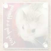 Hammyville – かわいいRobo Hamster ガラスコースター (裏面)