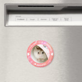 Hammyville – かわいいRobo Hamster マグネット (インサイチュ (食洗機))